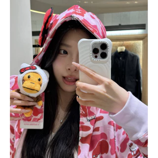 2026 BAPE แฟชั่นเสื้อแจ็กเก็ตลําลองลายพรางสไตล์ใหม่สําหรับผู้ชายและผู้หญิง 0819