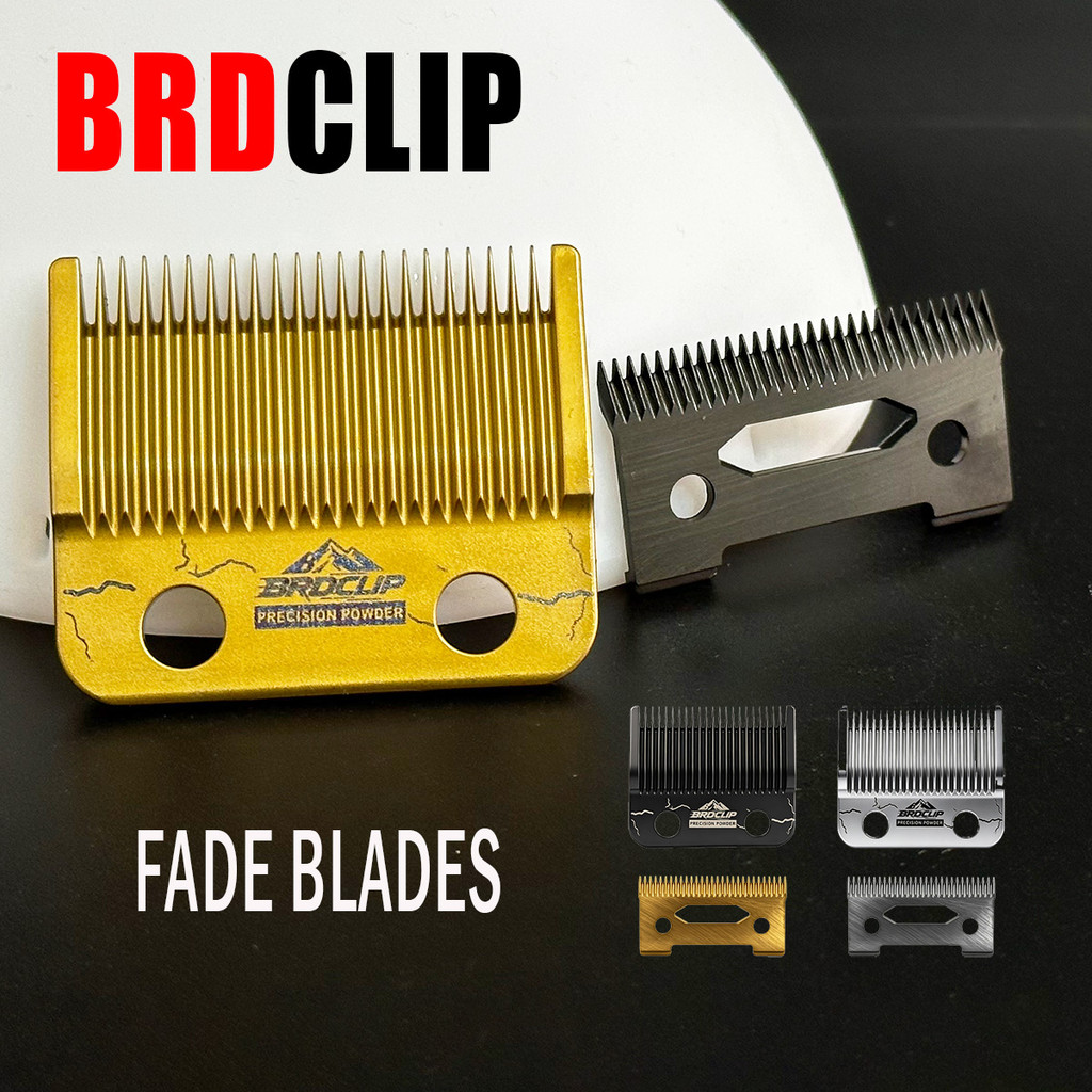 BRDCLIP 808M FADE ใบมีด Original เปลี่ยนหัวตัดสําหรับ M10 M5 V003 106 ผม Clipper ผง Metallugry เหล็กเซรามิคใบมีด