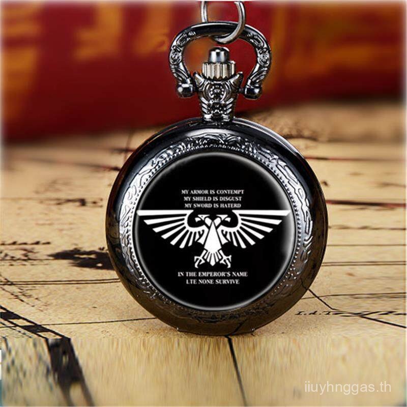 สร้อยคอมินินาฬิกา Youth Pocket Watch จากเกม Warhammer 40K เหมาะสำหรับเป็นของขวัญนักเรียน