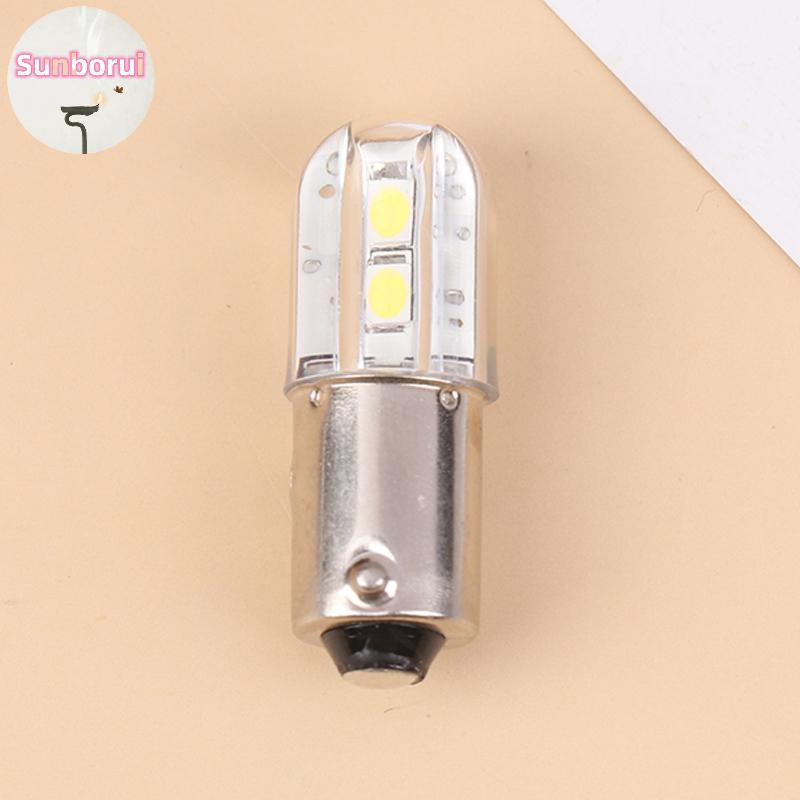 Sunborui BA9S หลอดไฟ LED 6V อัพเกรดหลอดไฟ 4LED โคมไฟสําหรับไฟฉายไฟหน้ามอเตอร์จักรยานเครื่องมือหลอดไฟ