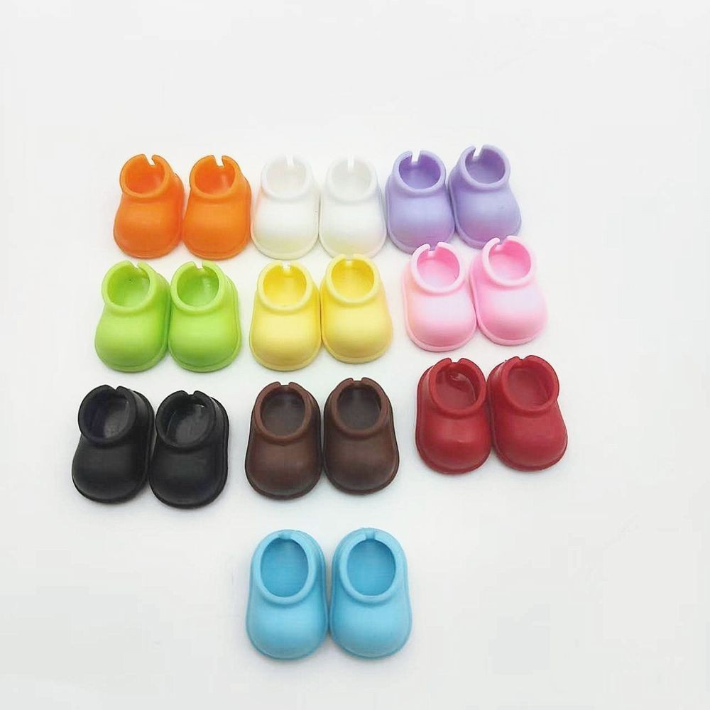 Mini รุ่น 4th Generation 10 ซม.labubu u ตุ๊กตารองเท้า labubu Standable สั้นรองเท้าของเล่นอุปกรณ์เสริม