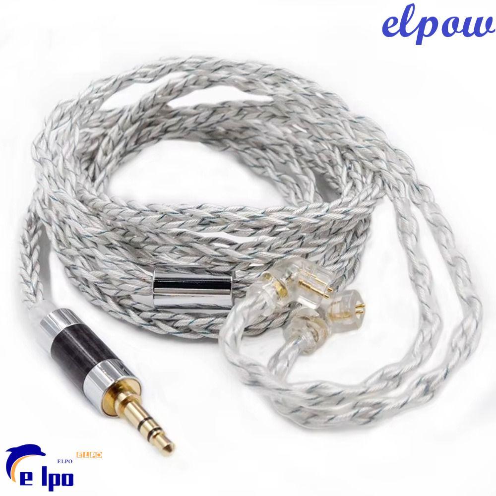 PIXELPOWER สายหูฟัง KZ, Silver Blue Hybrid Silver Plated KZ หูฟัง, Uparade สายแบบพกพาเปลี่ยนชุดหูฟัง
