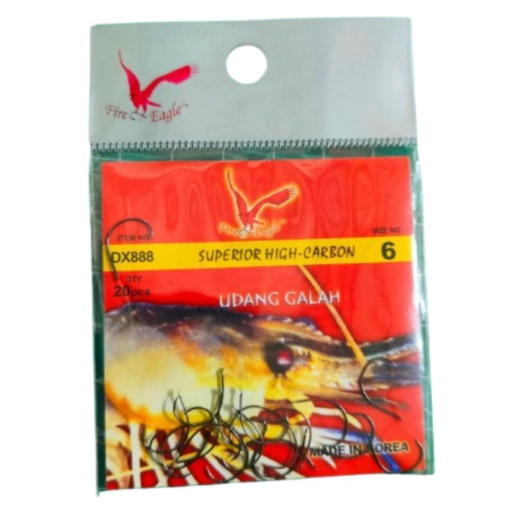 MATA Fire Eagle DXR888 ตะขอกุ้ง Sharp & Strong – เหมาะสําหรับตกปลากุ้งเสา