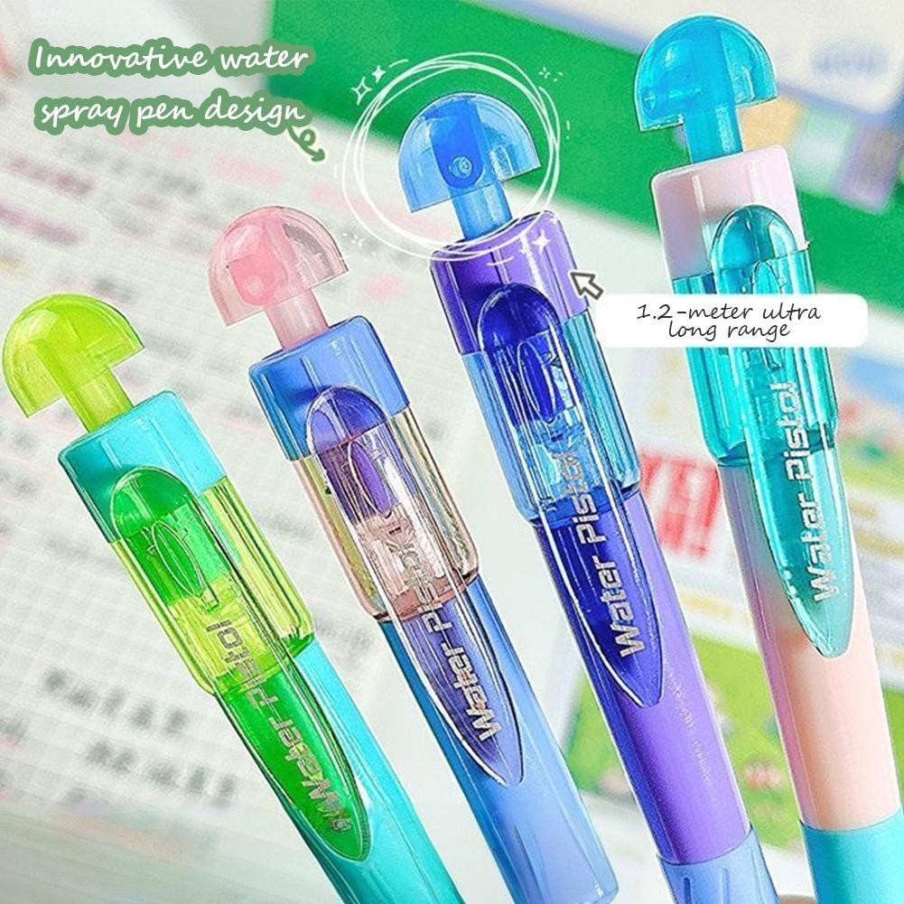 ใหม่ Twist Neutral Pen หมุนปากกาน้ําสเปรย์ High St Decompression Value Quick-drying Tricky K3t9