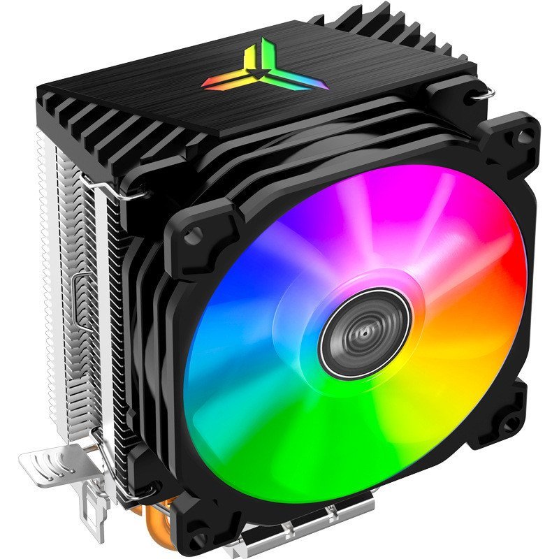 Qiao Sibo CR1200 คอมพิวเตอร์เดสก์ท็อปสีสันสดใสอัตโนมัติ 775/115X1200AMD พัดลมซีพียูหลายแพลตฟอร์ม