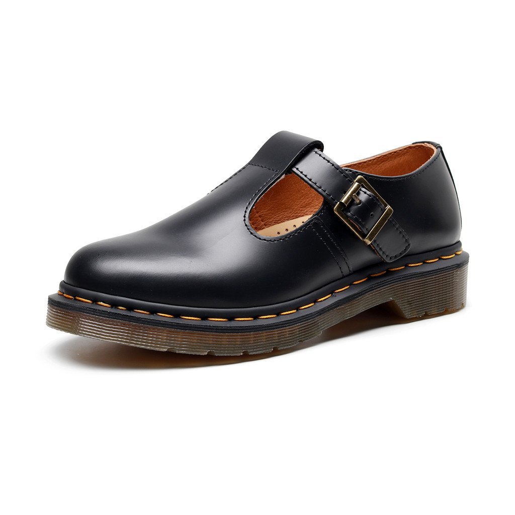 รองเท้าผู้หญิง Dr. Martens หนังแท้ แบบ Mary Janes ดีไซน์หนา