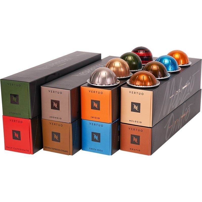 Nespresso Capsules Coffee Vertuo Series Rich Rich Rich 10 แคปซูลนําเข้าแคปซูลกาแฟสีดําอเมริกัน 0413