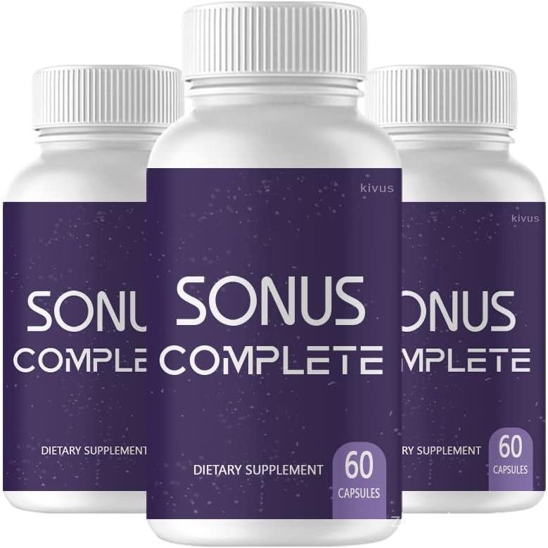 (3 แพ็ค) Sonus Complete - อาหารเสริมอาหารเสริม Sonus Complete Tinnitus (180 แคปซูล)