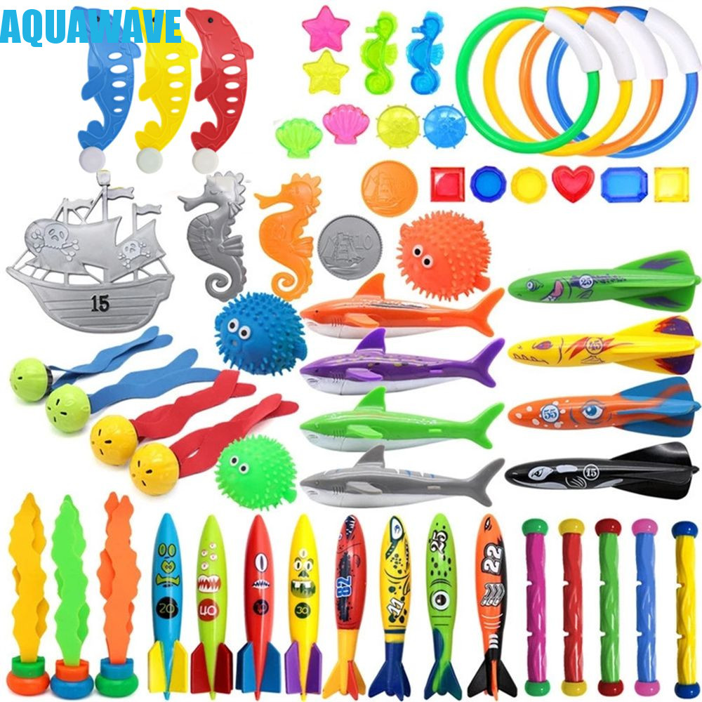 AQUAWAVE แท่งดำน้ำ ของเล่นว่ายน้ำและดำน้ำ เหมาะสำหรับเด็กเล่นในสระ