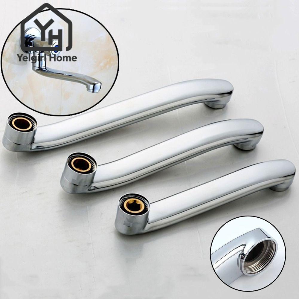 YELGIRLB Faucet Extender Connector, Quick Open S-type Basin Faucet Tube, Fashion Stainless Steel Sin
