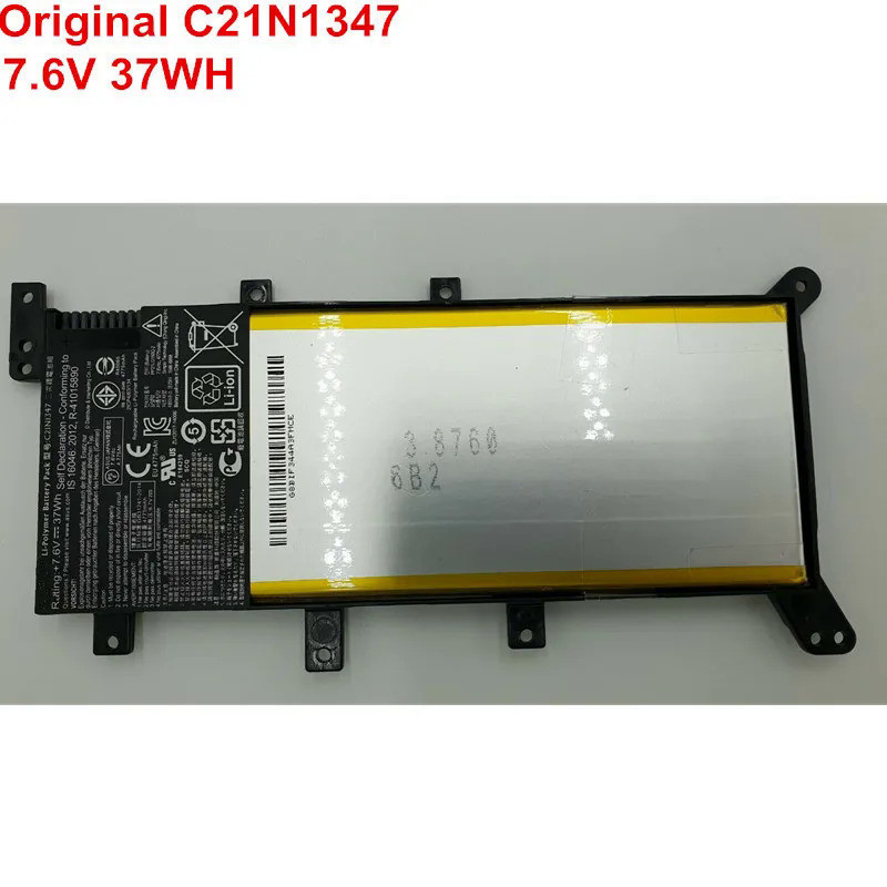 7.6โวลต์37Wh เดิมใหม่แล็ปท็อปแบตเตอรี่ C21N1347สำหรับอัสซุส X554L X555 X555L F555L X555LN X555MA F55