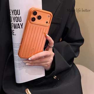 รูปแบบกระเป๋าเดินทางแฟชั่นเคสโทรศัพท์สําหรับ ไอโฟน 17 16 15 14 13 มือโปร สูงสุด กันกระแทกป้องกันการตกบางน้ําหนักเบาฝาครอบป้องกันหลายสีสําหรับใช้ประจําวันผู