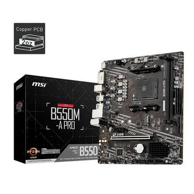 MSI B550M-A PRO (B550 AM4 MicroATX) Motherboard motherBoard Japan Import Original