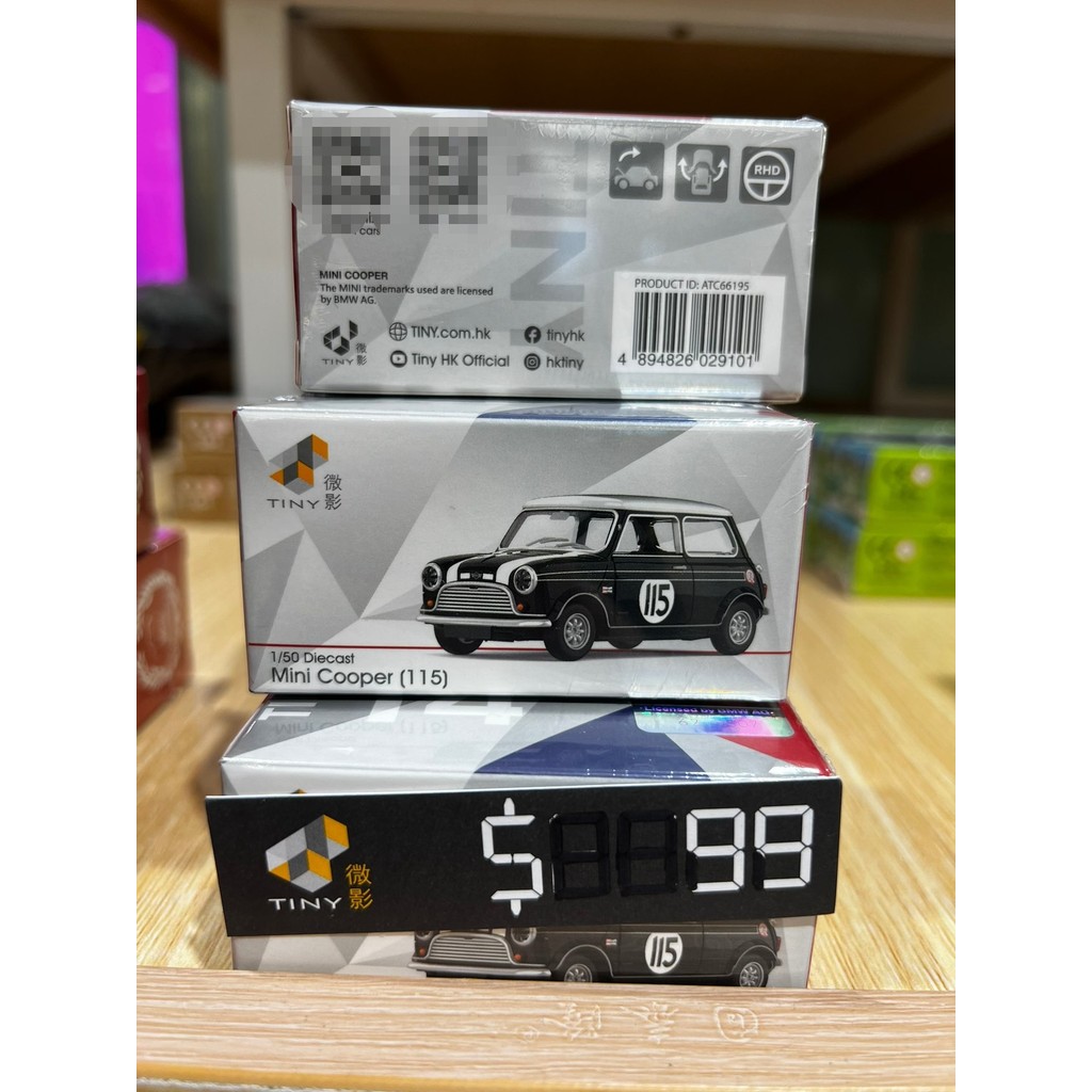 [Orphan] TINY MINIcoooper Mk1 Black 115 1/50 Mini Mini Mini Mini Alloy Model Brand: Tiny Scale: 1/50