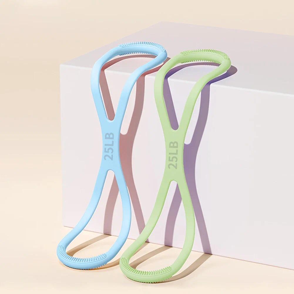 Figure 8 Fitness Resistance Band Yoga Resistance Band Shoulder Stretch Band for Home Chest Arm Exerc