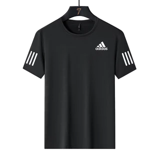 เสื้อยืดผู้ชายแขนสั้น ผ้าไหมน้ำแข็งแห้งเร็ว เหมาะสำหรับคู่รักในฤดูร้อน