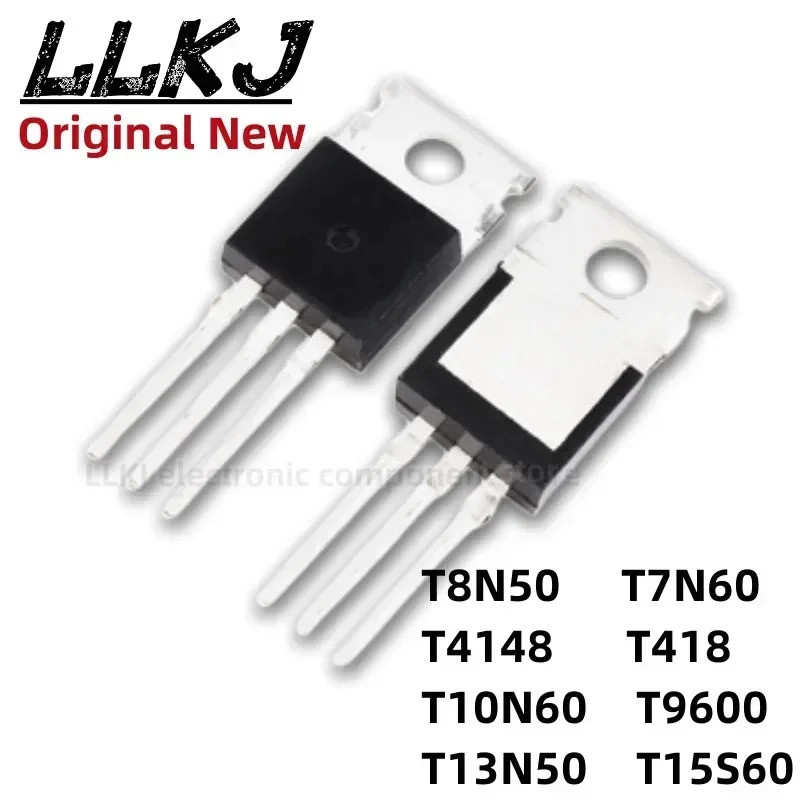 5pcs AOT8N50 T7N60 T4148 T418 T10N60 T9600 T13N50 T15S60 TO-220 Field Effect ทรานซิสเตอร์