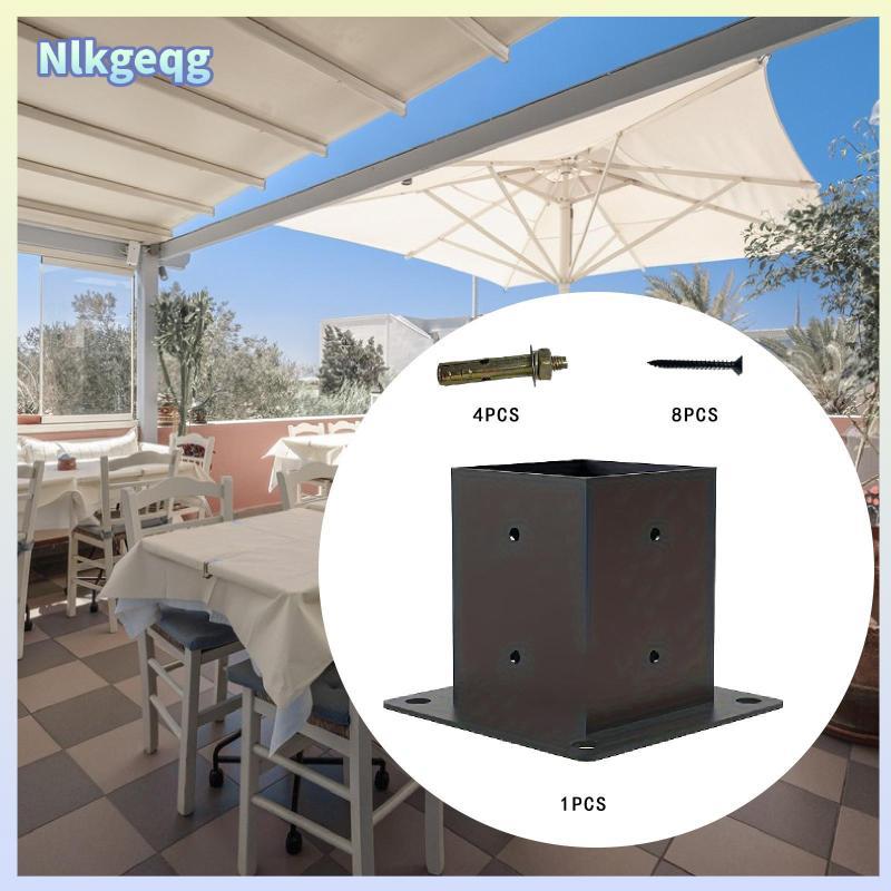 [nlkgeqg] Pergola Bracket Post Base Post Bracket Anchor Base ขาตั้งไม้ยกระดับ