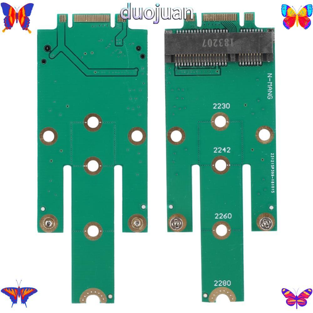 DUOJUAN MSATA To NGFF Adapter, อินเทอร์เฟซ MSATA Plug and Play MSATA การ์ดแปลง, ไม่ต้องใช้ไดร์เวอร์ 