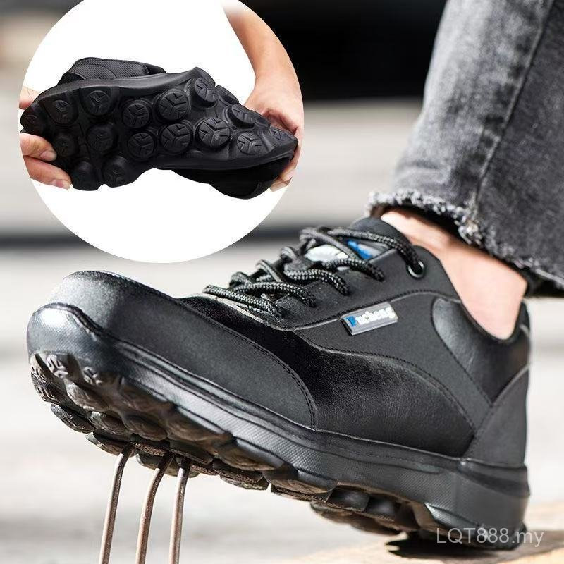 2026 Ultra-Light Steel Toe Men/Women Safety Shoes Waterproof Heavy-Duty Boots Anti-Smashing F9L4 BLH
