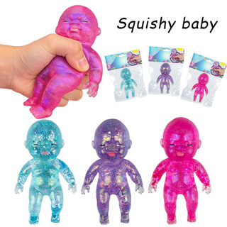 Natasha Cute Needoh Squishy Baby Stress Relief Toy Soft Squeeze Sensory Toy Relaxing Fidget for Kids Gifts