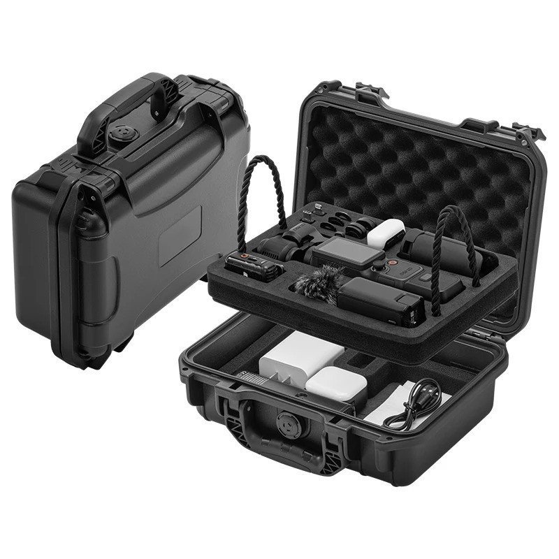 STARTRC 2 ชั้นแบบพกพาสําหรับ DJI OSMO Pocket 4 อุปกรณ์เสริมกล้องกันน้ํา Stroage กล่องกระเป๋ากระเป๋าถือ