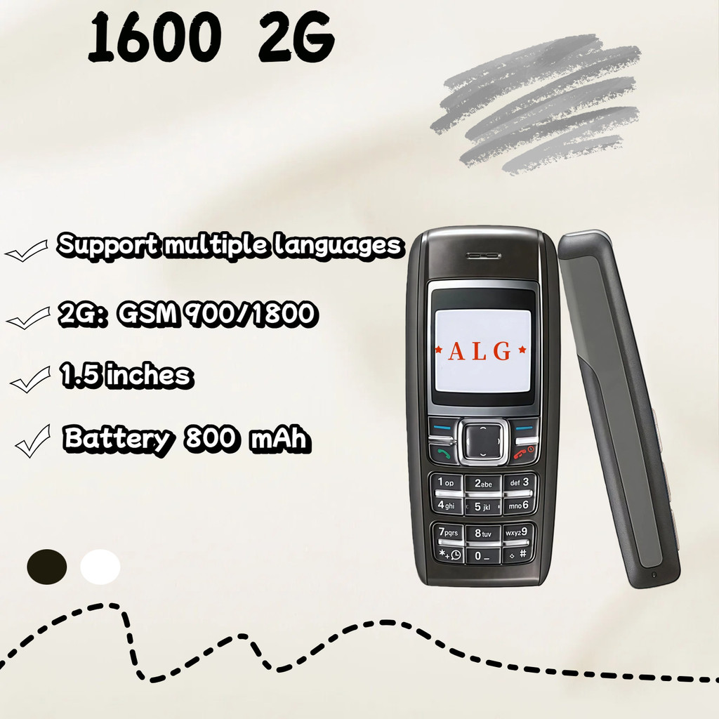 โทรศัพท์มือถือ 1600 GSM 2G 动老人机10251217