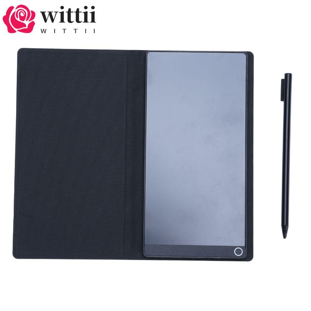 WITTII แท็บเล็ตการเขียน LCD, 6.5 นิ้วหนังเต็มหน้าจอ Digital Notepad, Erasable Reusable แบบพกพาออกแบบ