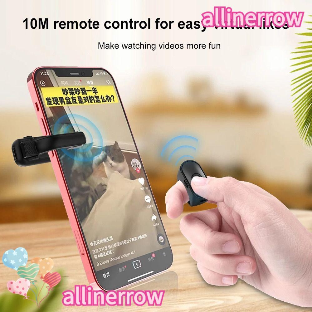 ALLINERROW Page Turner Remote, ABS Lightweight E-book Page Turner, 2-in-1 Remote Recording Triggers