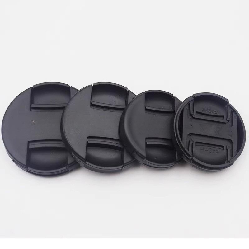 1PCS ใหม่ฝาครอบเลนส์เลนส์สําหรับ Canon 49/52/55/58/62/67/72/77/82 มม.เลนส์สําหรับ 5D2 6D 7D 700D 650D 550D 1000D 1200D 1300D กล้องฝุ่นเชือก) พร้อม...