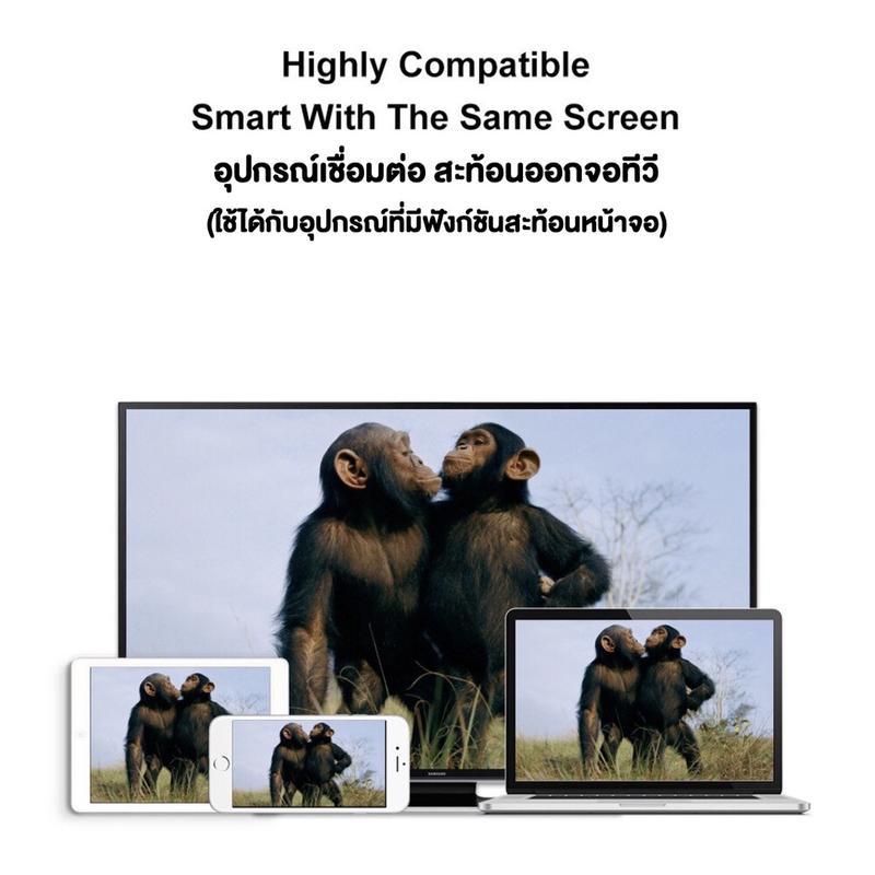 [พร้อมส่งจากไทย] Anycast M18 Plus FW.2020 WIFI Display HDTV อุปกรณ์เชื่อมต่อมือถือไปทีวี ใหม่ล่าสุด 