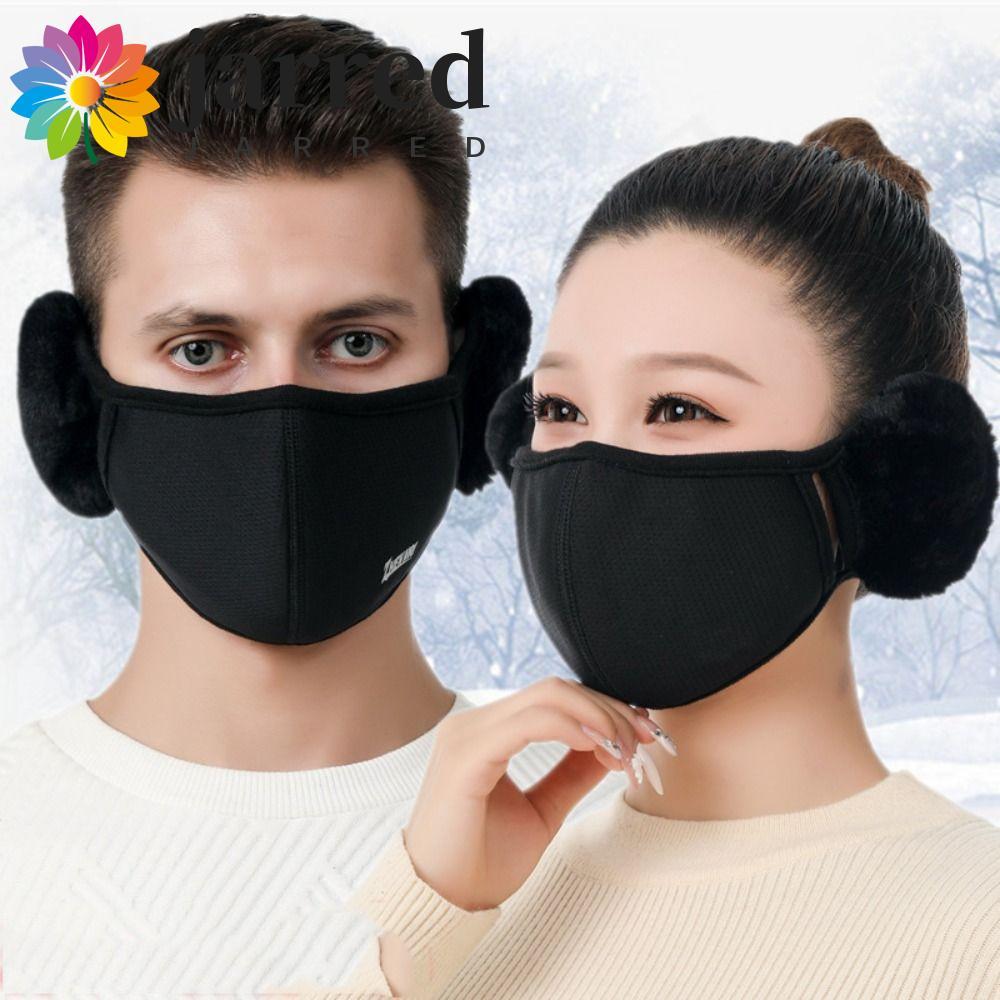 JARRED Earmuffs Mask, Cotton Thermal Earflap Wrap Mask, Simple Windproof Half Face Mask Ear Warmer E