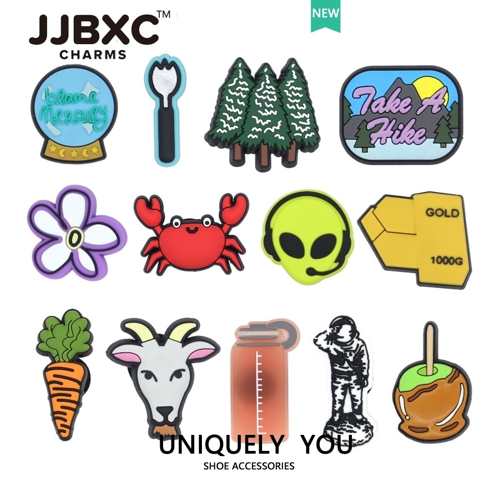 หัวเข็มขัดตกแต่งรองเท้า JJBCX - ดีไซน์น่ารักของสัตว์ต่างๆ