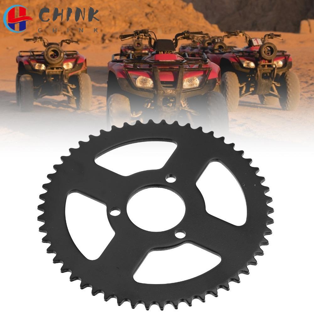 CHINK สเตอร์หลัง,สําหรับ T8F โซ่ 35 มม.เส้นผ่านศูนย์กลางภายในเฟืองโซ่,ทนทาน T8F 54T 3 หลุมสีดําไดรฟ์