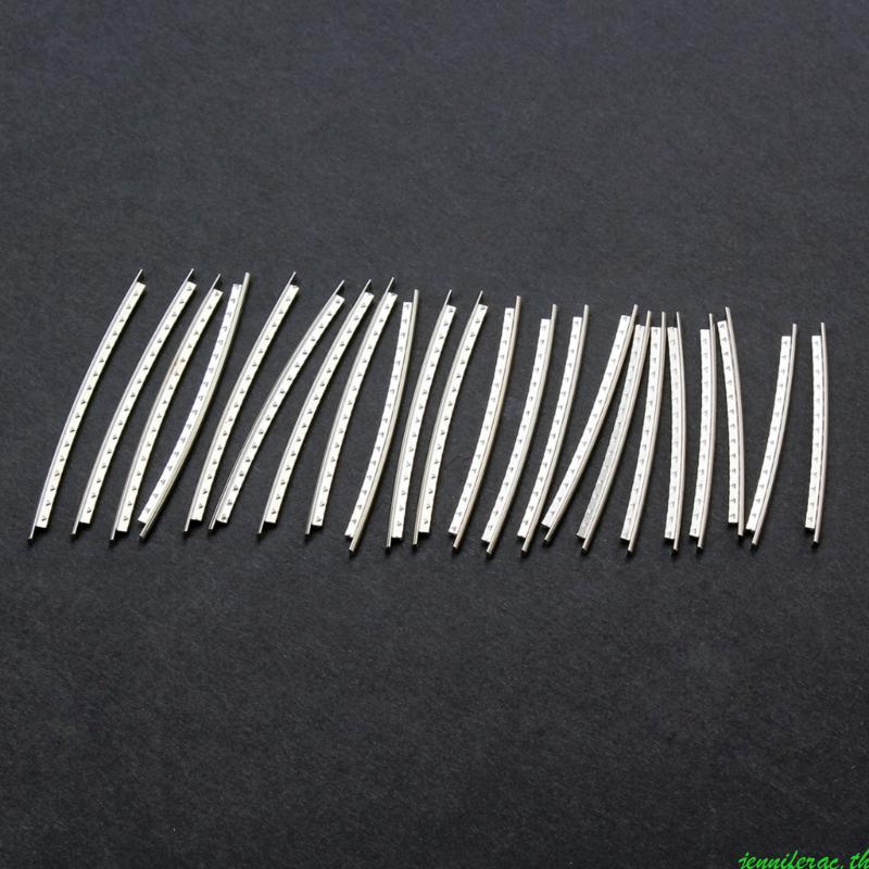 Jenniferac 24 ชิ้นกีตาร์ Fret ชุดลวดสแตนเลส 2 7 มิลลิเมตร Fret ลวดสําหรับกีตาร์อุปกรณ์เสริมเล่น Acce