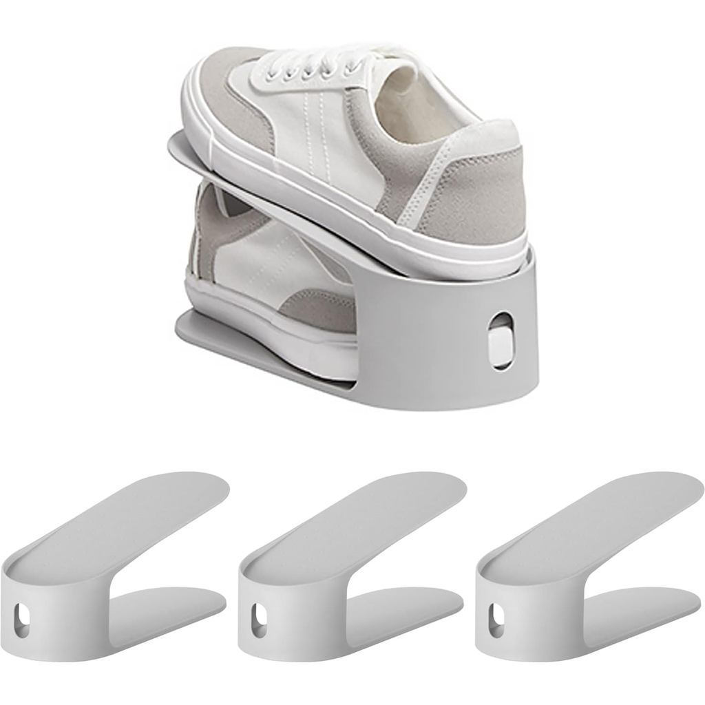 Carrotez Shoe Slots Organizer 3 Pack - [Litem] ชั้นวางรองเท้าประหยัดพื้นที่สําหรับตู้เสื้อผ้า - Easy