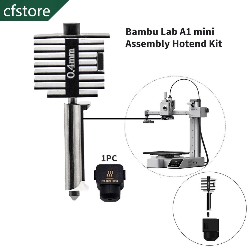 CF Bubu Lab Bambulab hotend หัวฉีดสําหรับ A1 Series A1 และ A1 Mini UK ใหม่