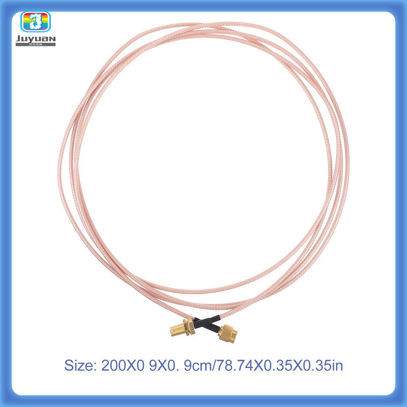 SMA Male to Cable 2m Copper Coax Cable Antenna Adapter Wire jyuanxnuo