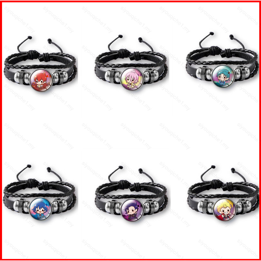 สร้อยข้อมือหนังแท่อัญมณี Mairimashita! Iruma-kun แบบคล้องข้อมือได้เอง พร้อมลายเซ็นจาก Suzuki Iruma C