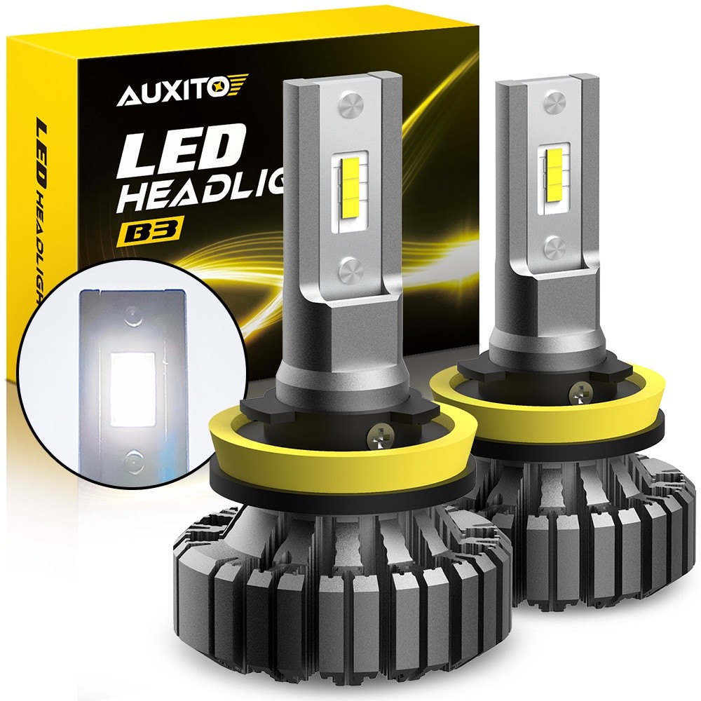 AUXITO B3 H11 Led Headlight H8 H9 H4 9005 Hb3 10000Lm 6500K Car Replacement Led Headlight Bulb Super