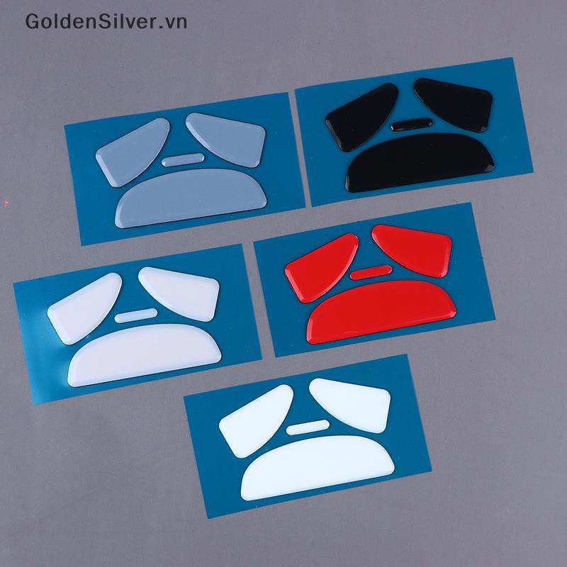 GoldenSilver Ultraglide Mouse Skates สําหรับ AJ159 Apex Pro Max เบรคควบคุมความเร็ว Silence เมาส์ฟุต 