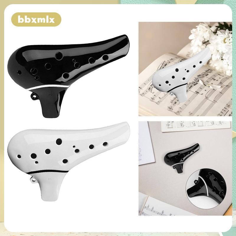 [bbxmlx] Tiny Ocarina 12 Hole Alto C ขลุ่ยเครื่องดนตรีสําหรับผู้ใหญ่และเด็ก, ของขวัญทําจาก PP พร้อมเ