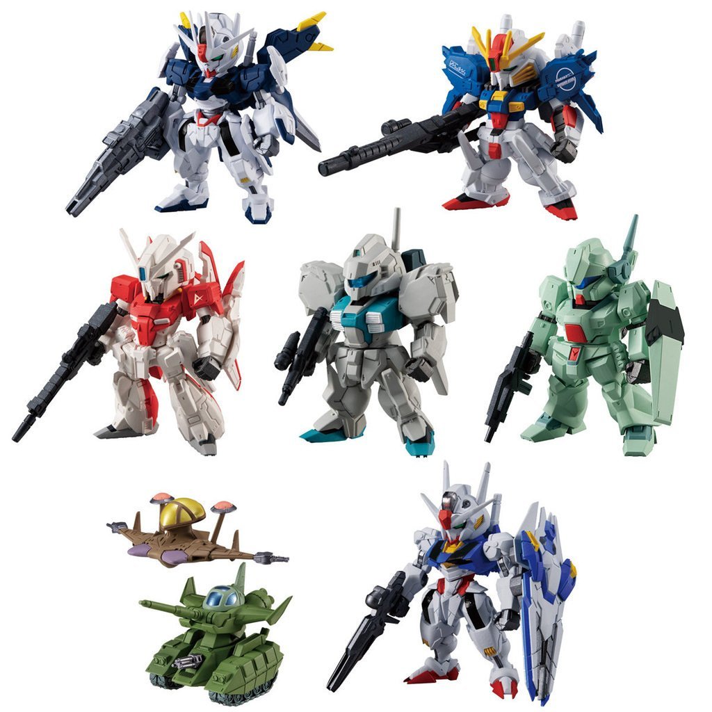 Bandai Food Toys Box Egg Gundam FW Converge 23 S Gundam Wind Spirit Modified Type Z Plus Jiegang