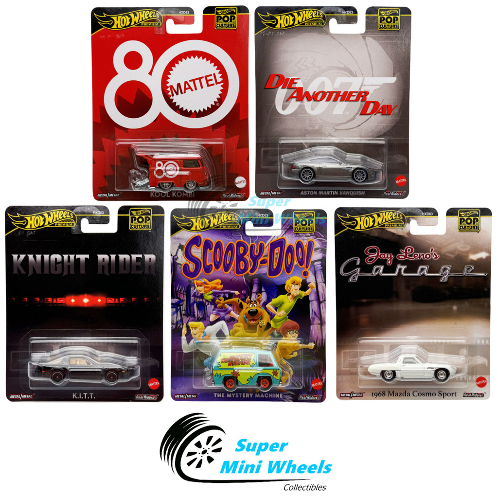Hot Wheels 2025 Pop Culture G Case Set 5 คัน