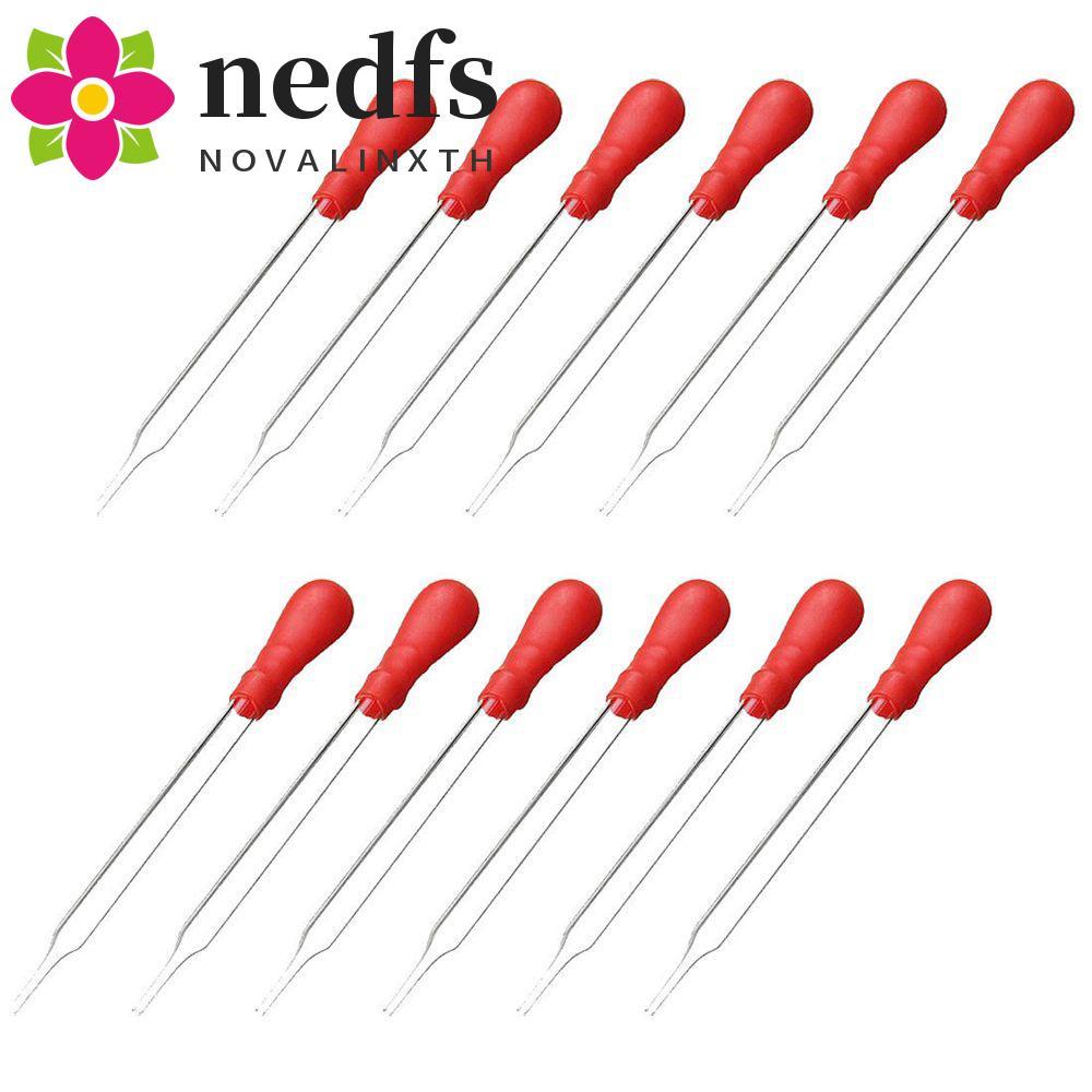 NEDFS แก้ว Dropper โปร่งใสเคมีโรงเรียนอุปกรณ์การทดลองอุปกรณ์การสอน Frameless ยา Dropper