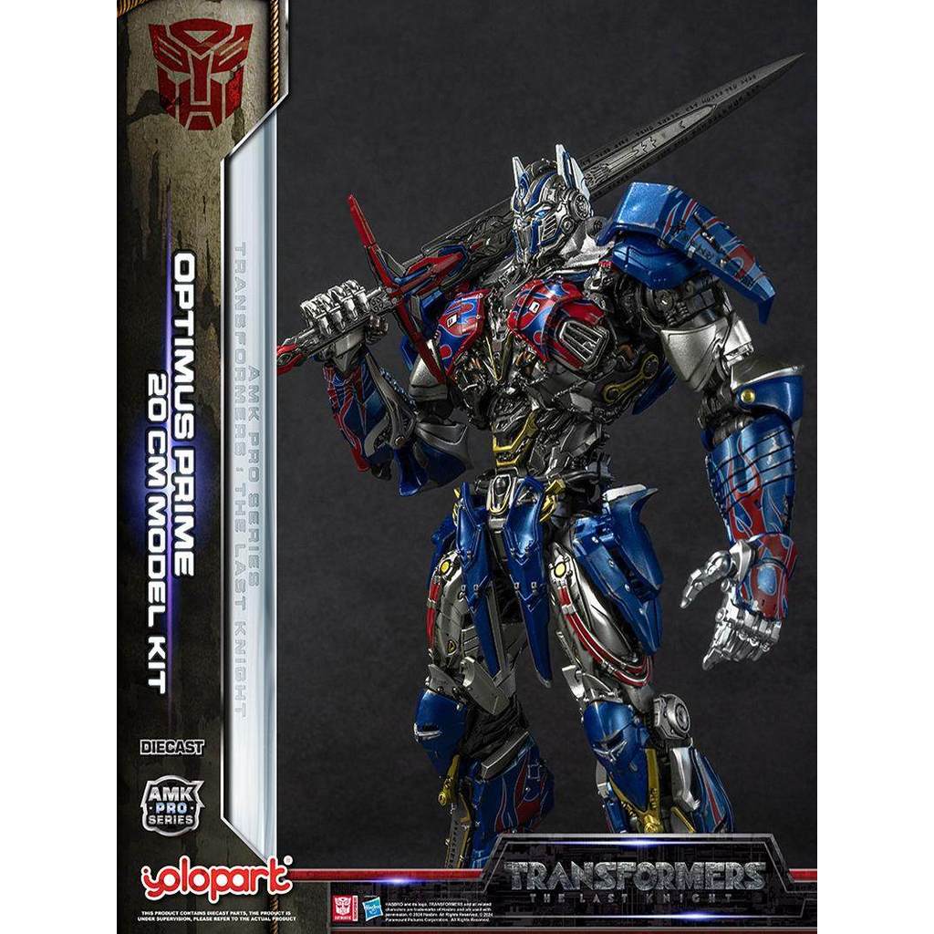 YOLOPARK AMK PRO Transformers 5 Knight คอลัมน์ Optimus คอลัมน์ประกอบรูป Pre-Assembly Movable รุ่น