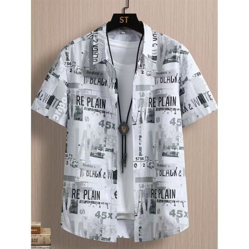 ผู้ชายฤดูร้อนแฟชั่นแขนสั้นเสื้อผู้ชายผ้าโพลีเอสเตอร์ M-3XL เสื้อโปโลพิมพ์ตัวอักษร – โปรปัง