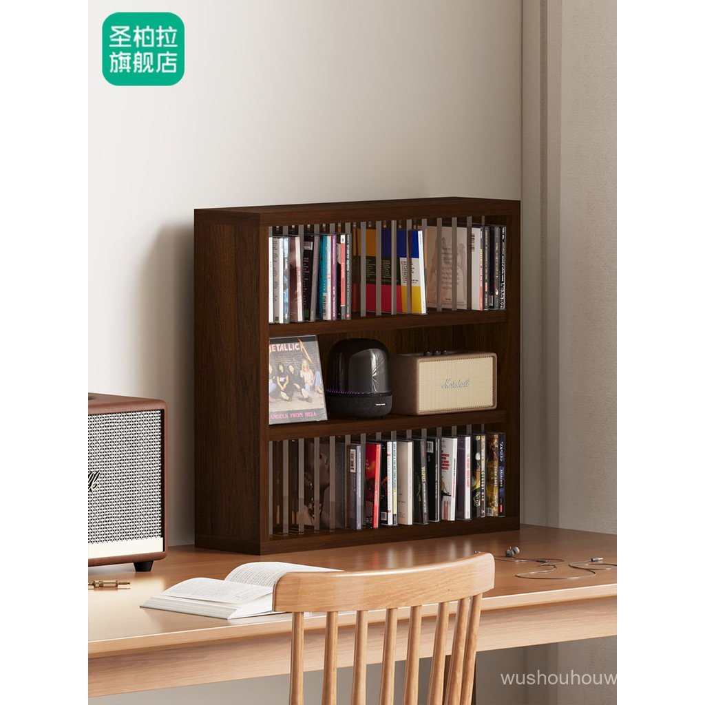 ครัวเรือน CD Rack เดสก์ท็อปแยก CD Storage ชั้นวางจอแสดงผล ps4/5 กล่องเก็บเกม cd Disc Storage Rack DV