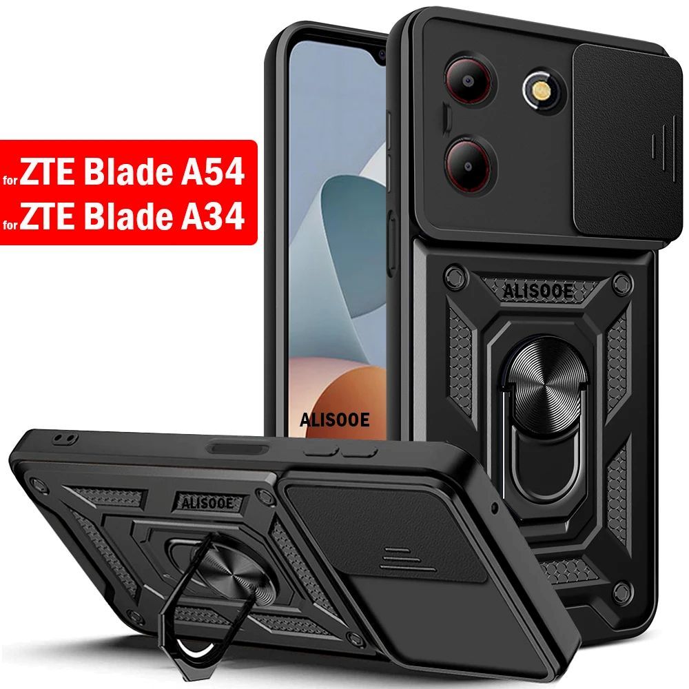 CASE ZTE BLADE A34 A54 A56 IRING CASE MILITARY SLIDE CAMERA