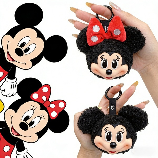 Mickey Minne ตุ๊กตาตัวเลข, Mickey Minne ครอบครัวการ์ตูน Mickey Minne พวงกุญแจตุ๊กตา,น่ารักสะสมคู่ของขวัญไวนิลจี้ Mickey Minne ตุ๊กตา
